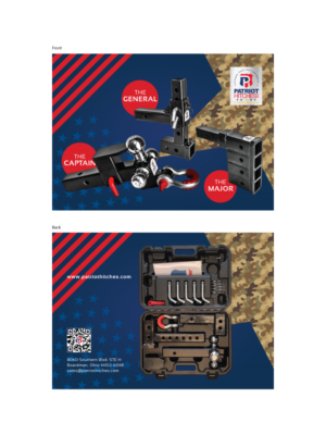 Postcard Design by Hui Jing for Patriot Hitches, LLC | Design #20783379