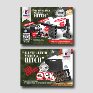 Postcard Design by debdesign for Patriot Hitches, LLC | Design: #20913238