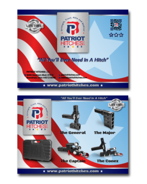 Postcard Design by vpt_creations for Patriot Hitches, LLC | Design: #20769525