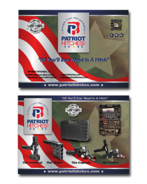 Postcard Design by vpt_creations for Patriot Hitches, LLC | Design: #20769527
