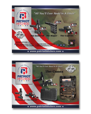 Diseño de Postal por vpt_creations para Patriot Hitches, LLC | Diseño: #20779528