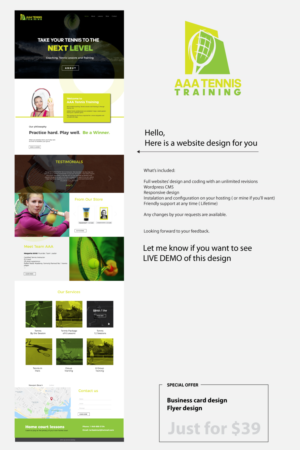 Coaching and Products Website- with possible booking and payment functionality | Web Design by coo.lt