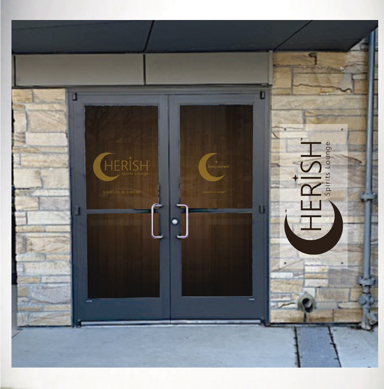 Logo Design by jaimechanics 2 for Cherish Spirits Lounge | Design #20819150