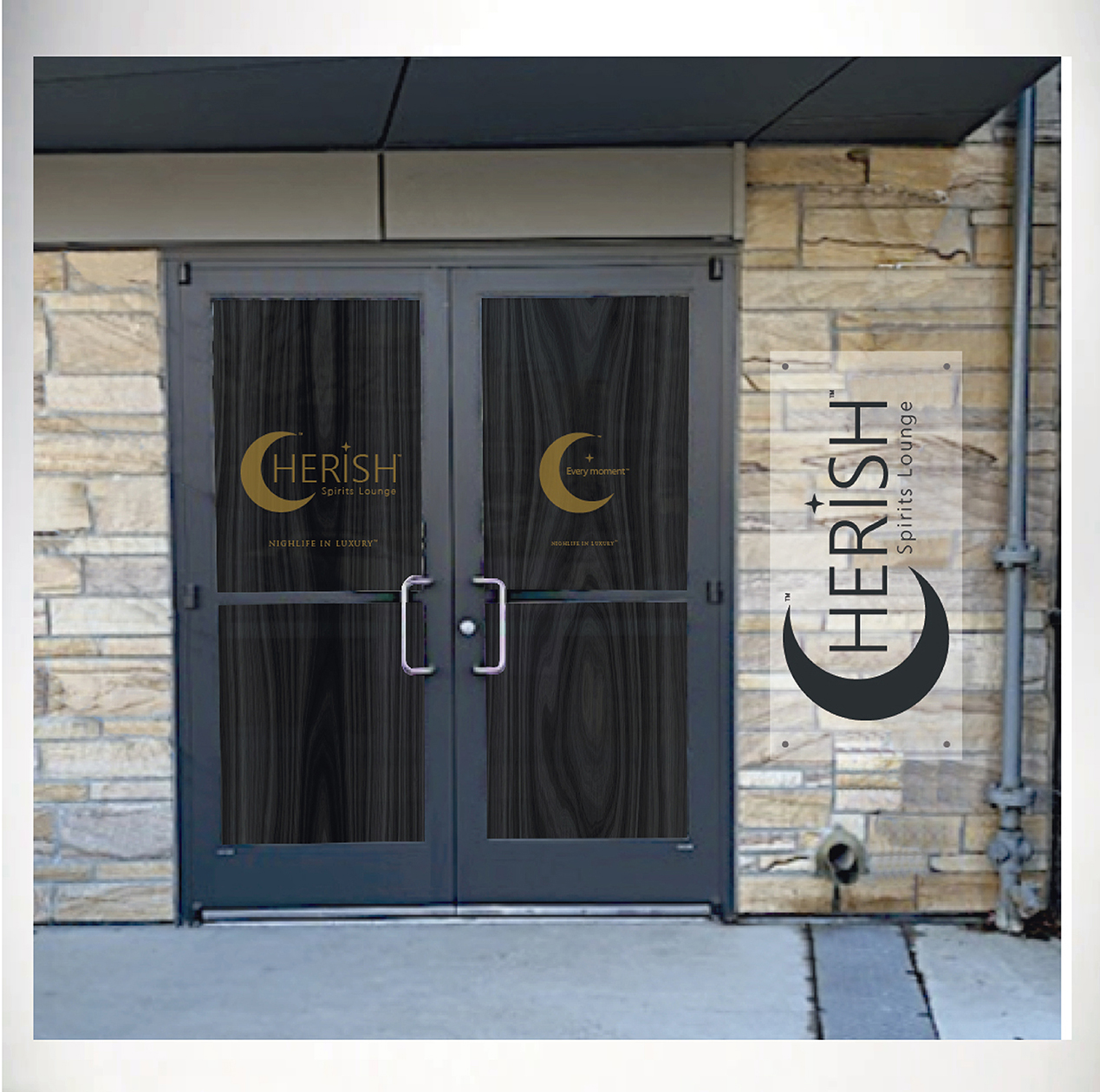 Logo Design by jaimechanics 2 for Cherish Spirits Lounge | Design #20819167