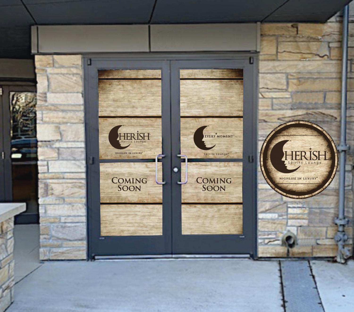 Logo Design by jaimechanics 2 for Cherish Spirits Lounge | Design #20837121