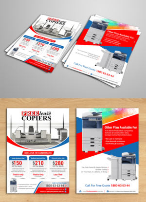 Flyer Design by ecorokerz for Freelease Copiers | Design #20756095