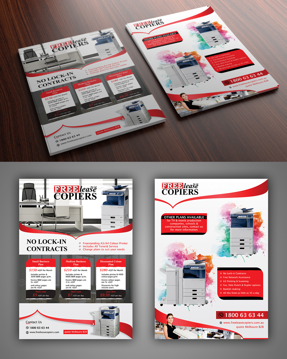 Flyer Design by ecorokerz for Freelease Copiers | Design #20781789