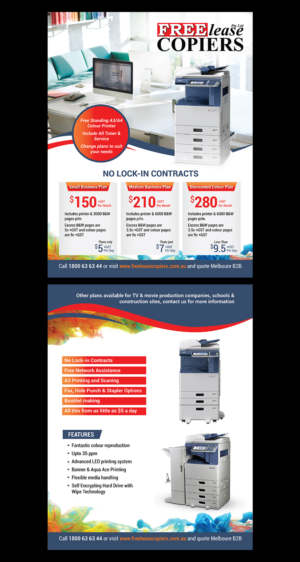 Flyer Design by jeetu87 for Freelease Copiers | Design #20766951