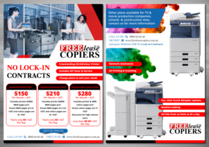 Freelease copiers needs flyer for the Melbourne B2B expo | Design de Flyer par TSU Creations