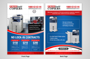 Flyer Design by SD WEBCREATION for Freelease Copiers | Design #20786573