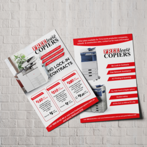 Flyer Design by JanuX for Freelease Copiers | Design #20772818