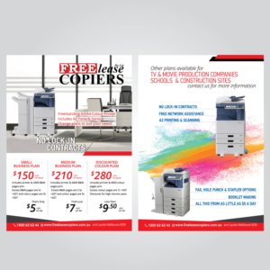 Flyer Design by Polash 3 for Freelease Copiers | Design #20764368