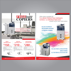 Flyer-Design von Polash 3 für Freelease Copiers | Design: #20780590