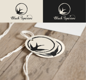 Black Sparrow or any abbreviation of this or alternatively a simple illustration | Diseño de Logo por AFD