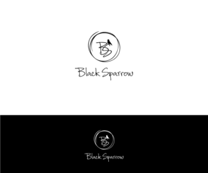 Black Sparrow or any abbreviation of this or alternatively a simple illustration | Diseño de Logo por lionx