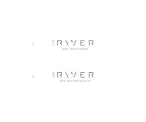 The River Bar-Restaurant | Diseño de Logo por aglaronde23