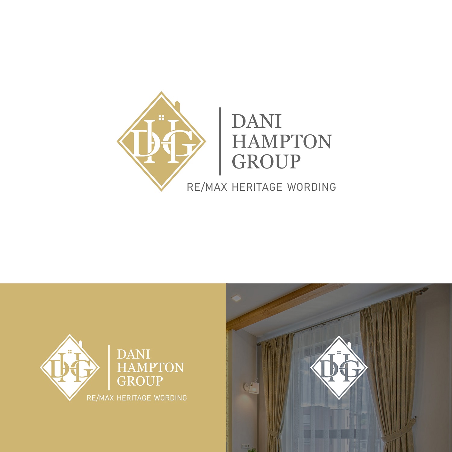 Logo Design by zatsukiki for Dani Hampton Realtor | Design #20772980