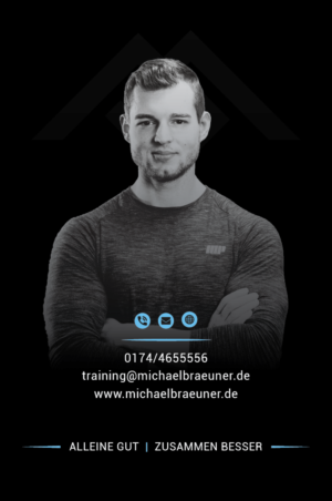 Business Card Design for a Personal Trainer | Diseño de Tarjeta de Presentación por Bold Pixels
