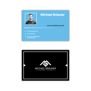 Business Card Design for a Personal Trainer | Diseño de Tarjeta de Presentación por wahyu azizi