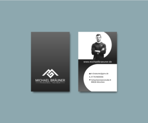Business Card Design for a Personal Trainer | Diseño de Tarjeta de Presentación por AnaMSantos