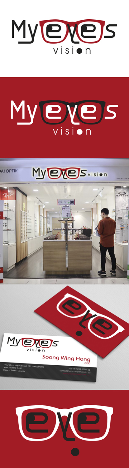 Logo Design by Al Pech for Myeyes Vision | Design: #20762016