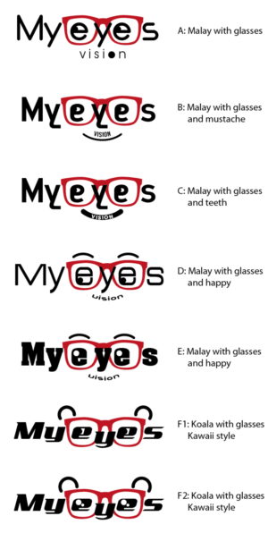 Logo Design by Al Pech for Myeyes Vision | Design: #20771827