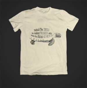 Tortoise Properties Shirt | T-Shirt-Design von Marta van Eck