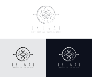 Ikigai - Coffee Shop and Conscious Eatery | Logo Design by Rajitha Tennakoon