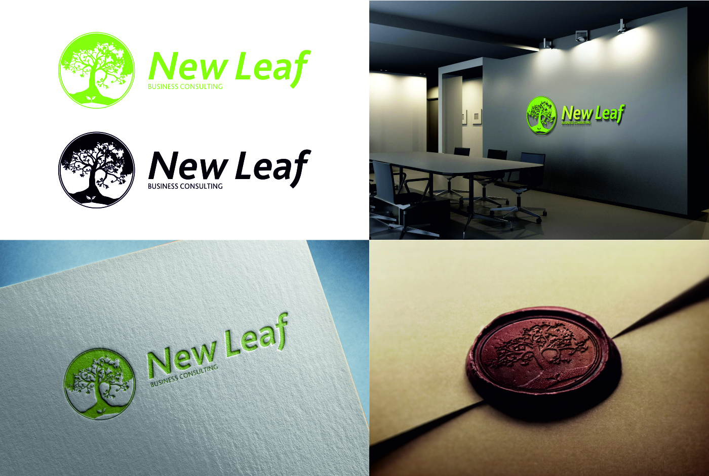 Logo Design by InterestAsk for New Leaf Business Consulting | Design #20772106
