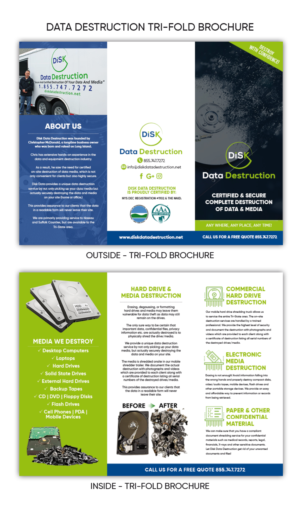 data and media shredding company needs a flyer design | Flyer-Design von Kelalo