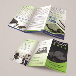 data and media shredding company needs a flyer design | Flyer-Design von Creative Jiniya