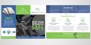 data and media shredding company needs a flyer design | Flyer-Design von Taya Bright