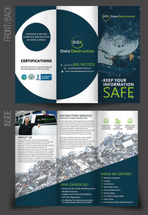 data and media shredding company needs a flyer design | Flyer-Design von Fine Graphics House