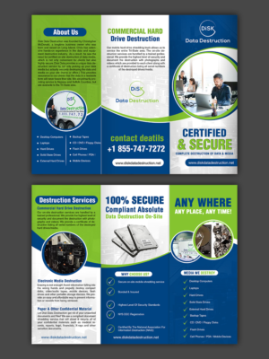 data and media shredding company needs a flyer design | Flyer-Design von n214008