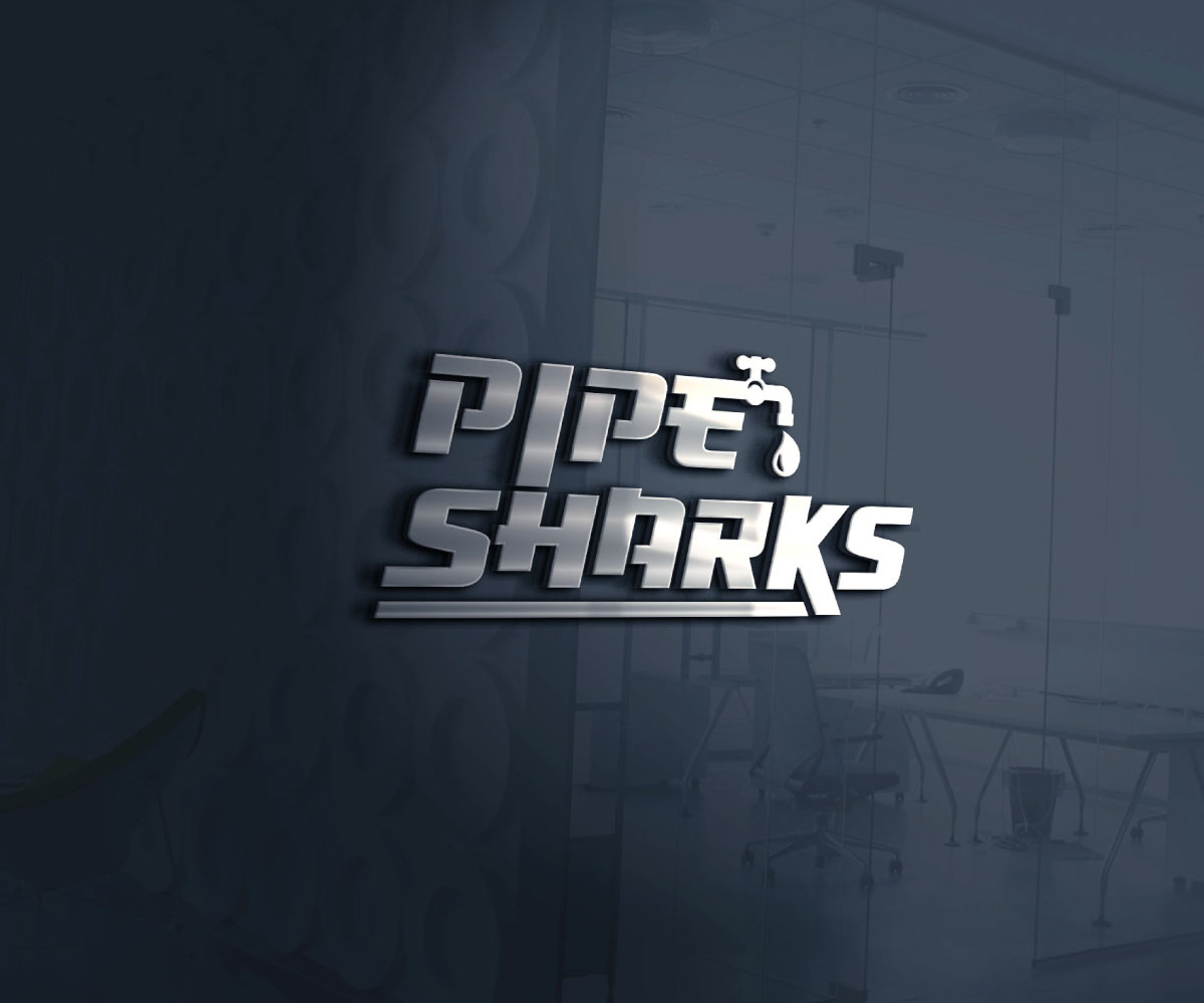 Logo Design by Pop-tart for Pipe Sharks LLC | Design #20776143