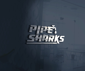 Logo Design by Pop-tart for Pipe Sharks LLC | Design: #20776143