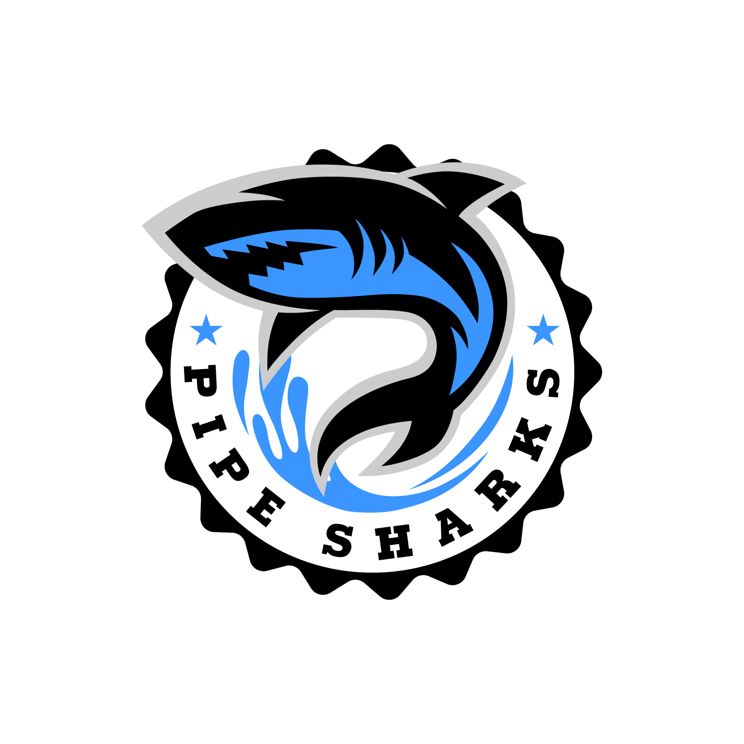 Logo Design by Suwaji Suwaji for Pipe Sharks LLC | Design #20813856