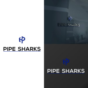 Logo Design by bernadif 2 for Pipe Sharks LLC | Design #20787279