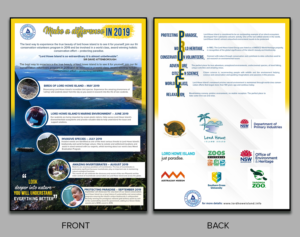 LHI Conservation Volunteers 2019 | Flyer-Design von SAI DESIGNS