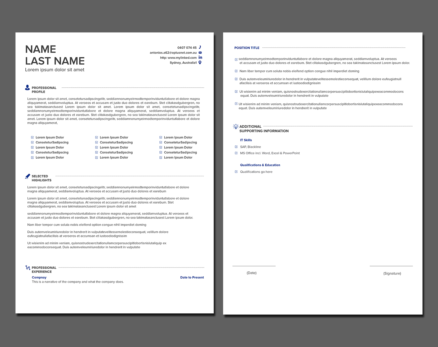 Word Template Design by SAI DESIGNS for iTouch Professional Solutions | Design #20801113