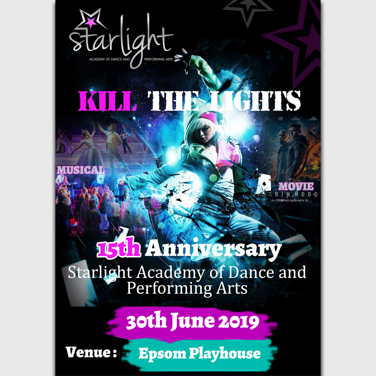 elegant playful web design for starlight dance academy by starlight website design