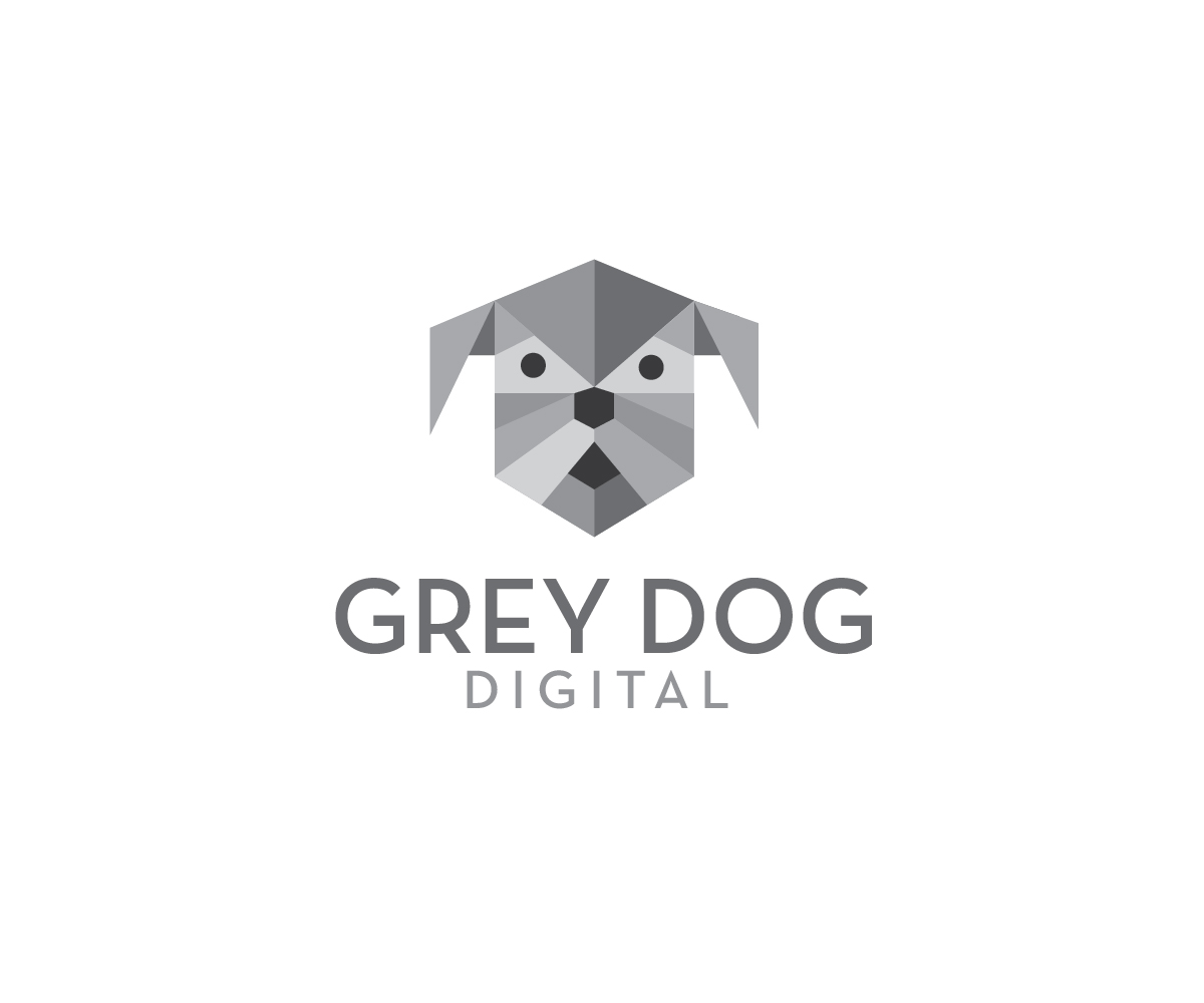 Logo Design by renderman for Grey Dog Digital | Design #20770691