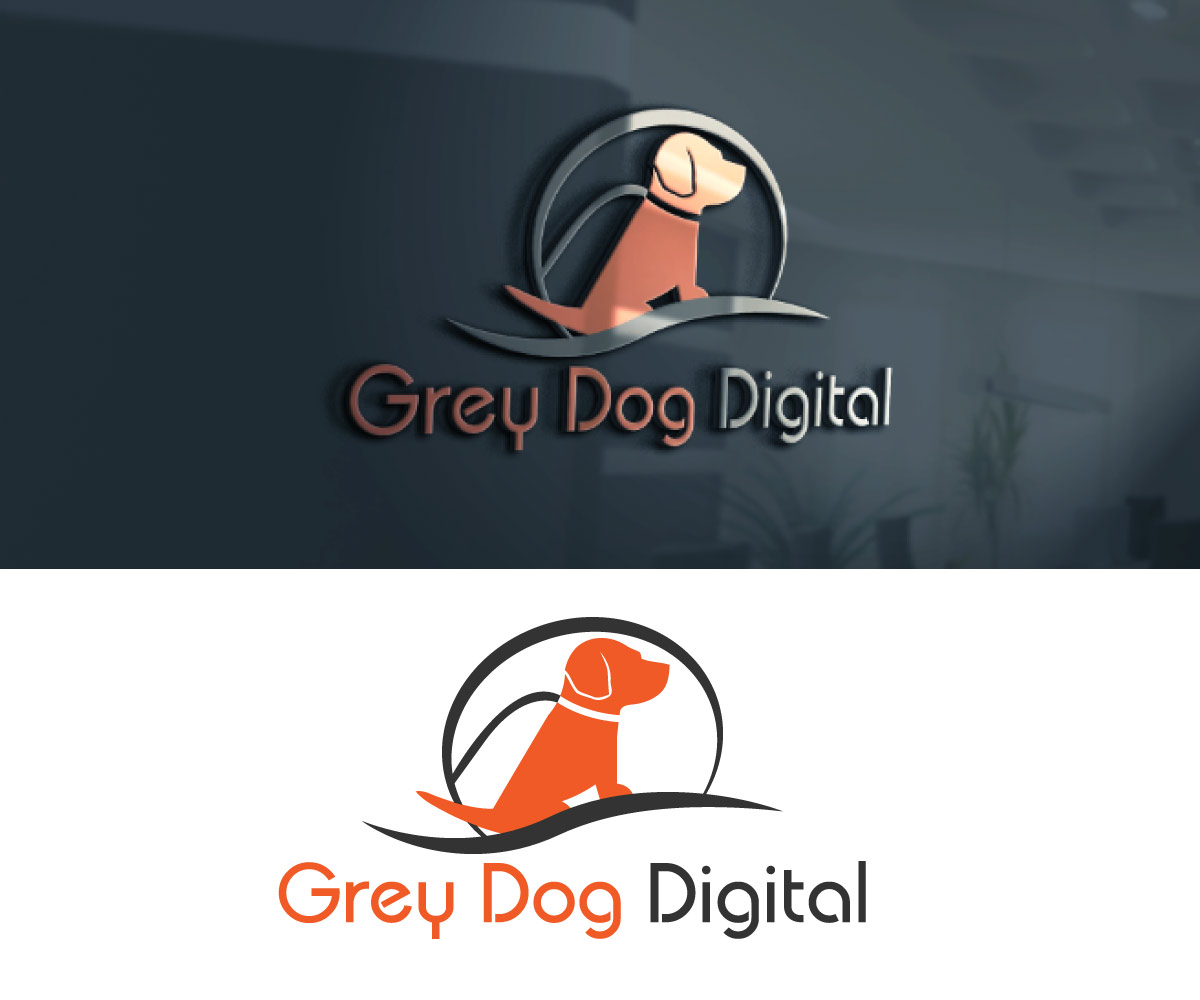 Diseño de Logo por dobobed para Grey Dog Digital | Diseño #20771181