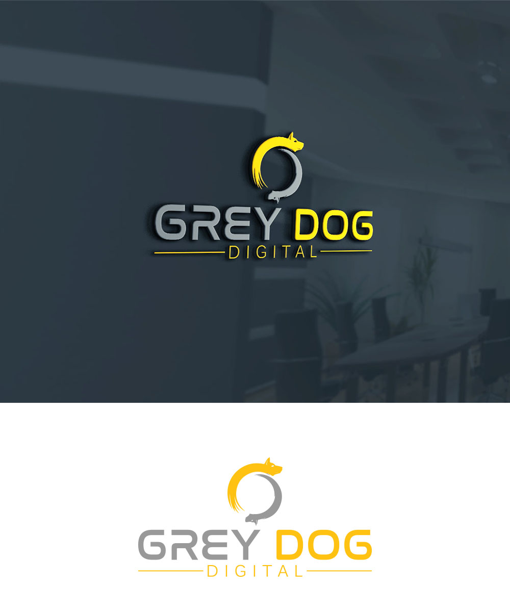 Logo Design by Tinu DEsign for Grey Dog Digital | Design: #20773781
