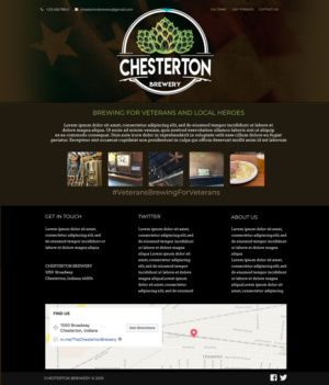 Web Design by Baz HQ for Chesterton Brewery | Design #20833422