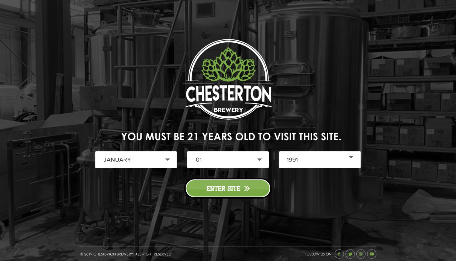 Diseño Web por Reimagine para Chesterton Brewery | Diseño #20821038