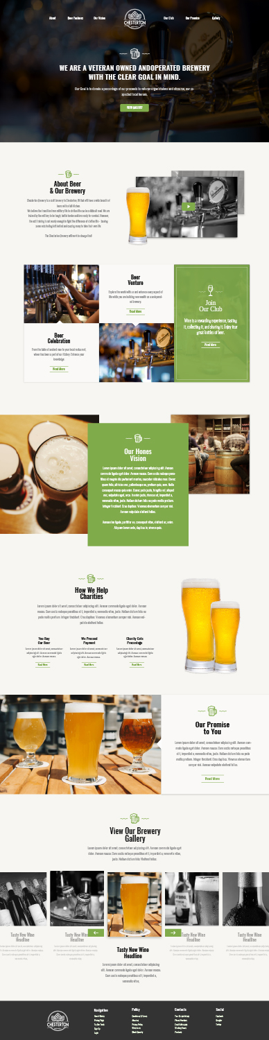 Web Design par TMockusBusiness pour Chesterton Brewery | Design : #20778584