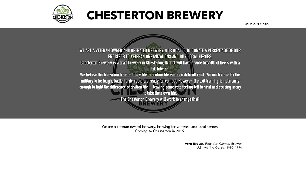 Web Design par SummerP pour Chesterton Brewery | Design #20795612