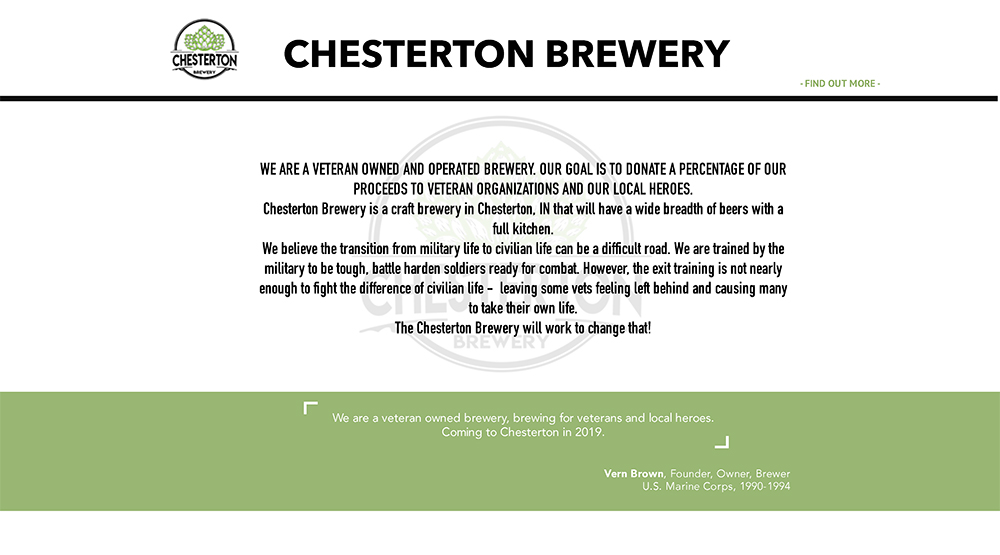 Diseño Web por SummerP para Chesterton Brewery | Diseño #20795613