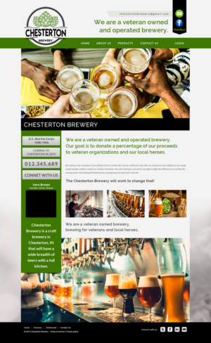 Web-Design von meet007 für Chesterton Brewery | Design: #20779293
